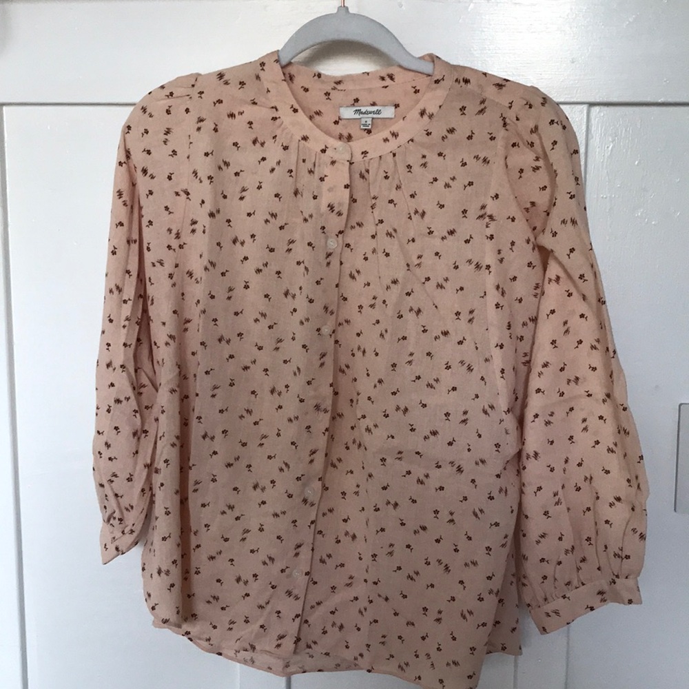 Madewell peasant top